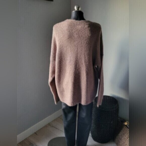 Soya Concept Oversized Crew Neck Knit Sweater  Sz Large NWT - Picture 9 of 11